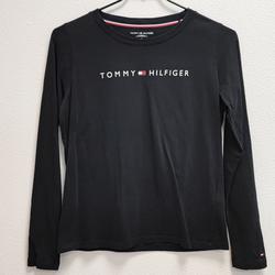 T-shirt noir à manches longues "Tommy Hilfiger" - XS - Homme - Photo 0