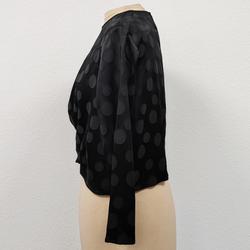 Top noir satiné "Zara Basic" - L - Femme - Photo 1