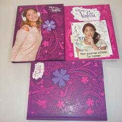 Violetta Disney : trois exemplaires :  my secret :  journal intime :  mon journal  - Photo zoomée