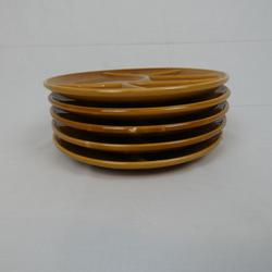 Assiettes à Raclette Plates En Porcelaine Vintage  - Photo 0