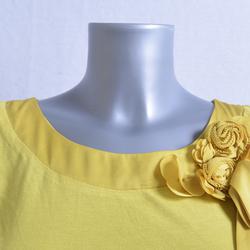 T-Shirt jaune- H&M - 38/40 - Photo 1