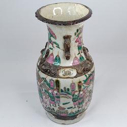  Grand Vase chinois -époque Qing-  - Photo 1