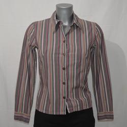 Chemise à rayures 100% coton femme - Chattawak - 36 - Photo zoomée