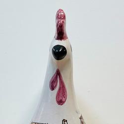 sculpture en forme en porcelaine - de poule style déco  - Photo 1