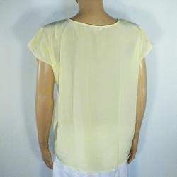T-Shirt Femme Jaune Pâle H&M T 40. - Photo 1