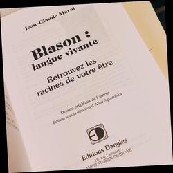 livre "Blason Langue Vivante" de Jean Claude Marol  - Photo 1