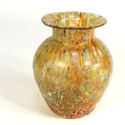 Petit vase boule en verre  vintage  - Photo zoomée