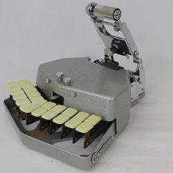 Machine à écrire sténotype Grandjean vintage - Photo 1