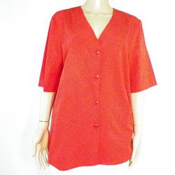 T-Shirt Femme Rouge Taille Estimée L. - Photo zoomée