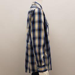 Chemise bleue à carreaux - Atlas for Men - taille M - Photo 1