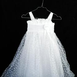 Robe Fille Blanche T 6 Ans. - Photo 0