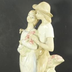Sculpture de couple ancienne - Porcelaine - Photo 1