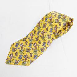 Cravate Nina Ricci jaune en soie  - Photo 0