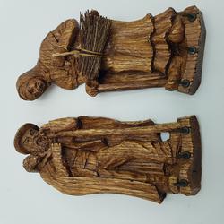 Statuettes en bois vernis - Accroche clefs - - Photo 0