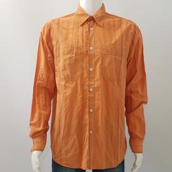 Homme : Chemise orange à rayures - Aigle - taille L - Photo 0