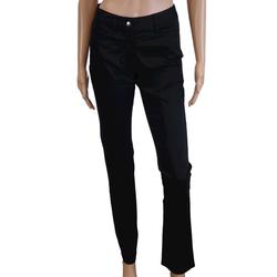 Pantalon noir en toile de coton coupe droite - La Redoute - Taille 36 - Photo 0