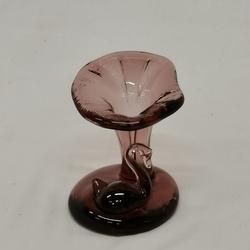 soliflore- verre soufflé - cygne- prune Verre transparent romantique chic - Marque inconnu  - Photo 0