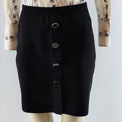 Mini jupe noire côtelée - Etam - Taille 36 - Photo zoomée