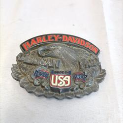 Boucle de ceinture American Pride - Harley Davidson  - Photo zoomée