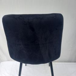 chaise velours noire - Photo 1