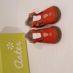 Chaussures pour enfants mixtes marque ASTER, "Baboum" Coloris rouge, Aster, Pointure 18 - Photo 0