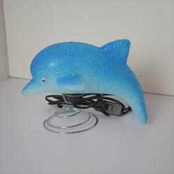 Lampe dauphin en billes de plastique - Photo 0