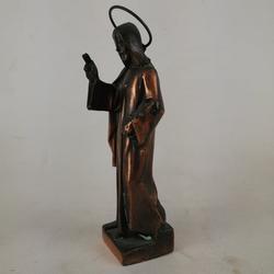 Statue christ en cuivre - vintage  - Photo 1