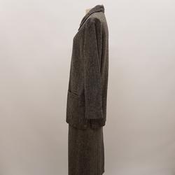 Ensemble veste et jupe grise chiné - Burton- Taille 3 - Photo 1