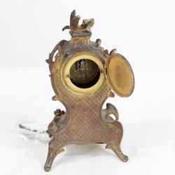 Ancienne Horloge en bronze doré ou laiton - Photo 1