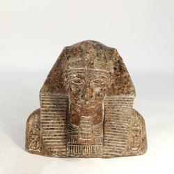 Buste en pierre de Pharaon - Photo 0