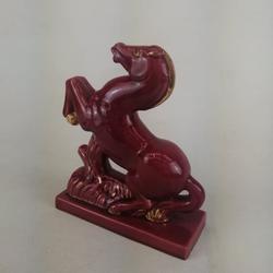Statue cheval cabré en porcelaine  - Photo 1