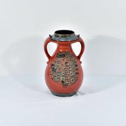 Vase Amphore Vintage en Céramique - West Germany  - Photo 1