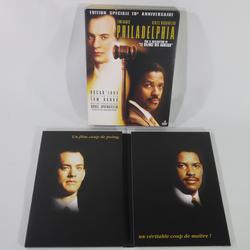  DVD " Philadelphia " édition 10ème anniversaire avec Tom Hanks et Denzel Washington 1993 Tristar - Photo 1