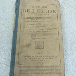 Histoire de l'Eglise depuis sa fondation jusqu'… nos jours. Librairie d'Eugene Belin. Vers 1870. - Photo 0