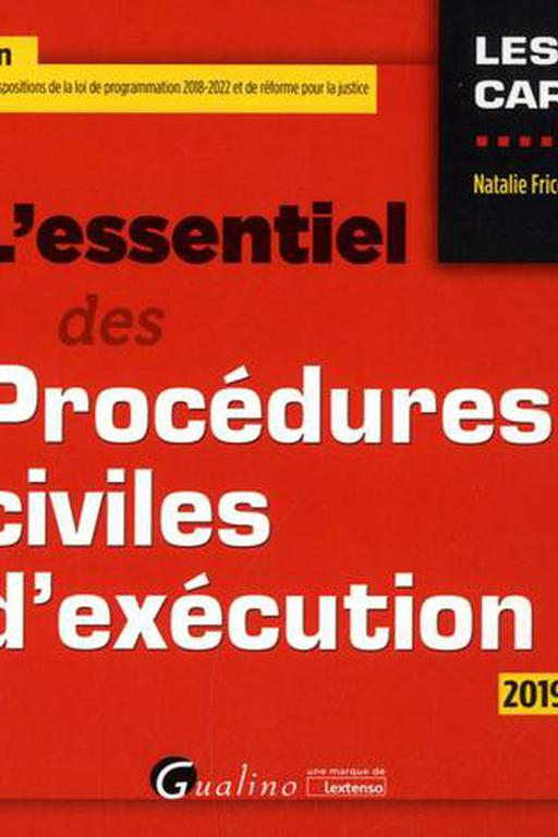 L'essentiel des procédures civiles d'exécution. Edition 2019-2020 - Photo 0