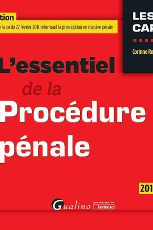 L'essentiel de la procédure pénale. Edition 2017-2018 - Photo 0