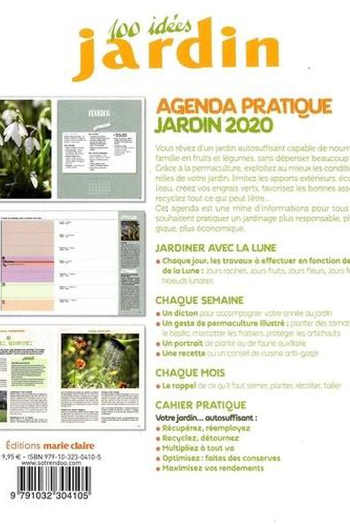 Agenda pratique du jardin. Edition 2020 - Photo 1
