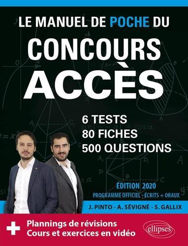 Le manuel de poche du concours Accès. Edition 2020 - Photo 0