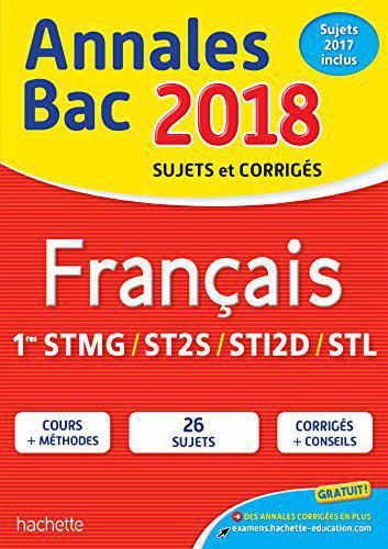Annales Bac 2018 Français 1ères Techno - Mazzucchelli, Franck - Photo 0