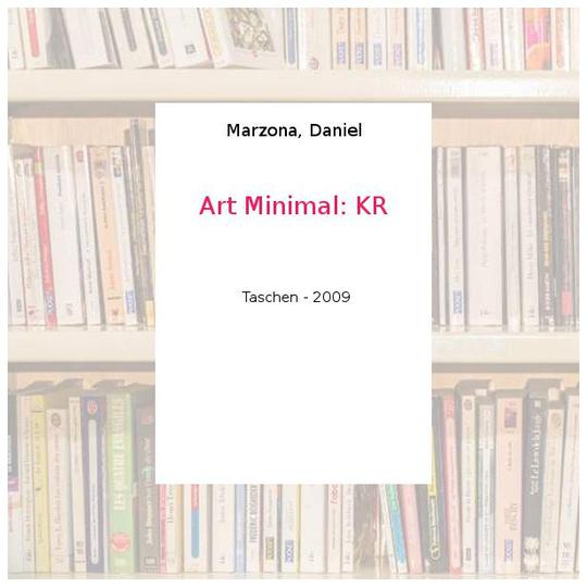 Art Minimal: KR - Marzona, Daniel - Photo 0