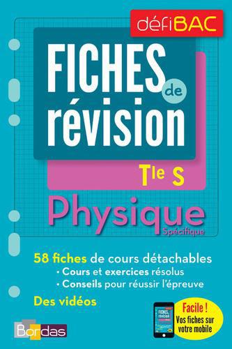 Physique spécifique Tle S. Fiches de révision, Edition 2017 - Photo 0