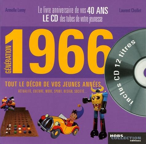 Génération 1966. Le livre anniversaire de vos 40 ans, avec 1 CD audio - Photo 0
