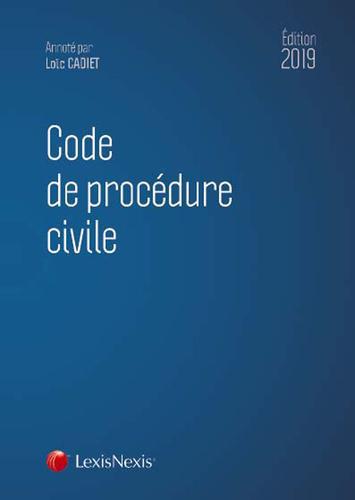 Code de procédure civile. Edition 2019 - Photo 0