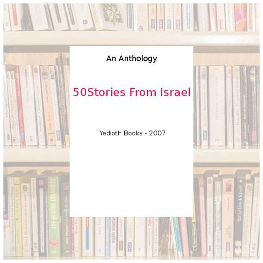 50Stories From Israel - An Anthology - Photo 0