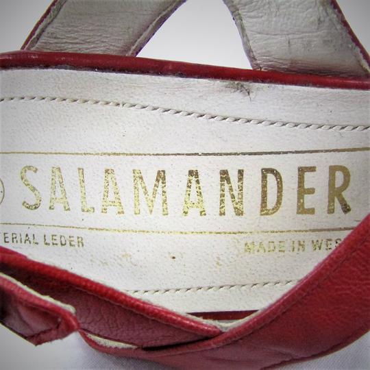 chaussures sandales rouge- Salamander- P.37.5 - Photo 4