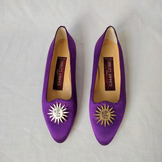 Chaussures vintage violettes - Charles Kammer Pointure 35 - Photo 5