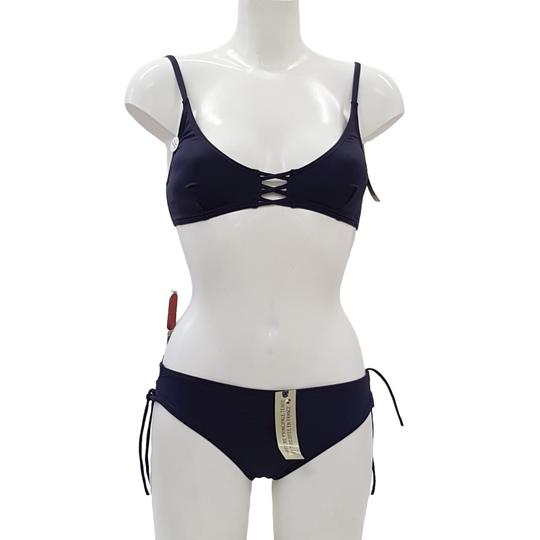 Monoprix T 38 Neuf & étiquette Maillot de bain bikini 2 pièce bleu marine - Photo 4