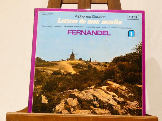 Vinyles Fernandel 1e et 5em Alphonse Daudet lettres de mon moulin - Photo 1