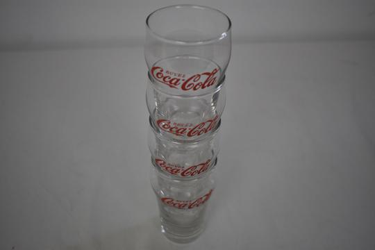 4 Anciens petits verres Coca-Cola - 10cm - Photo 4