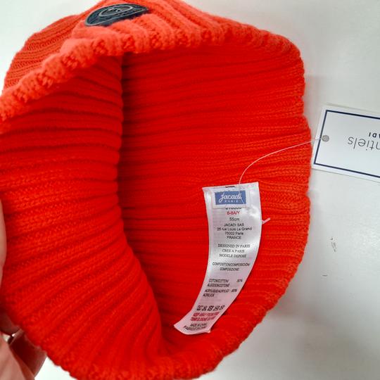 Bonnet en coton orange fluo - Jacadi Paris - 3 ans - Photo 0